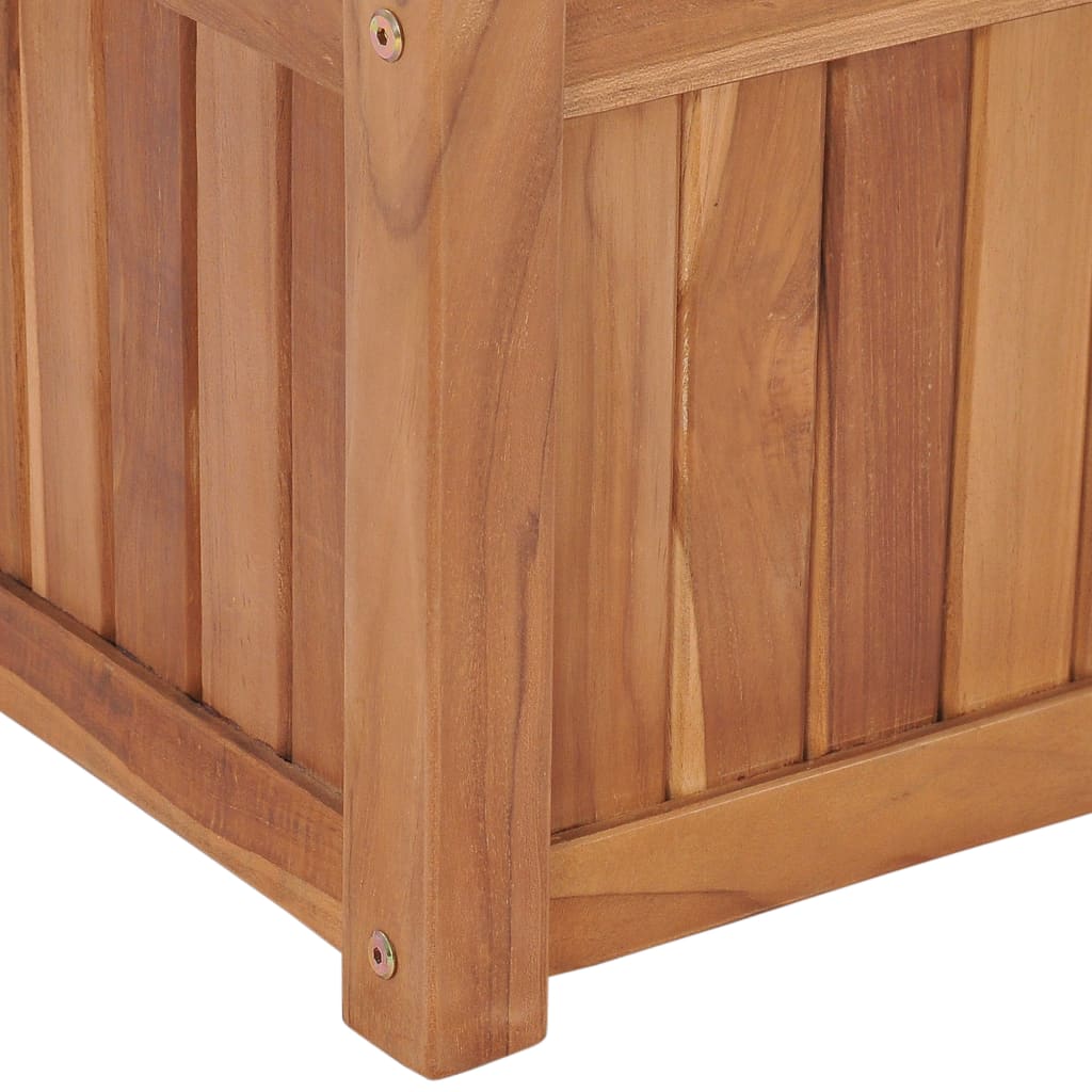Plantenbak verhoogd 30x30x30 cm massief teakhout