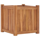 Raised planter 40x40x40 cm solid teak