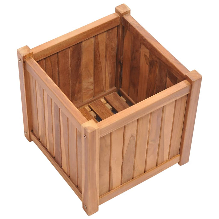 Plantenbak Verhoogd Massief Teakhout 40 x 40 x 40 cm