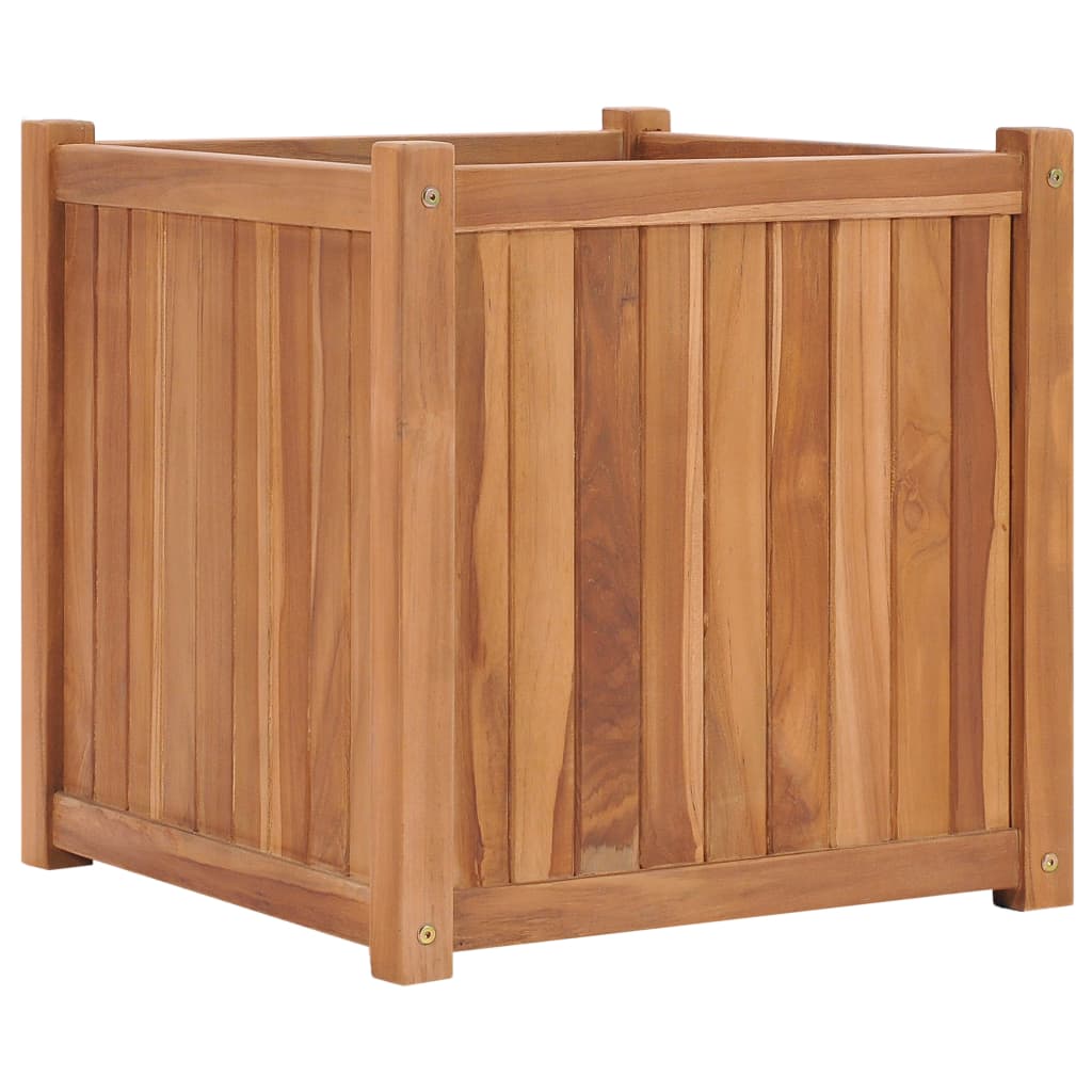 Plantenbak Verhoogd Massief Teakhout 50 x 50 x 50 cm