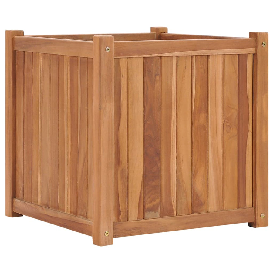 Plantenbak Verhoogd Massief Teakhout 50 x 50 x 50 cm