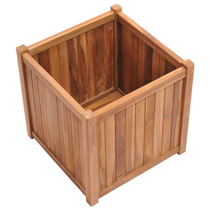 Plantenbak Verhoogd Massief Teakhout 50 x 50 x 50 cm