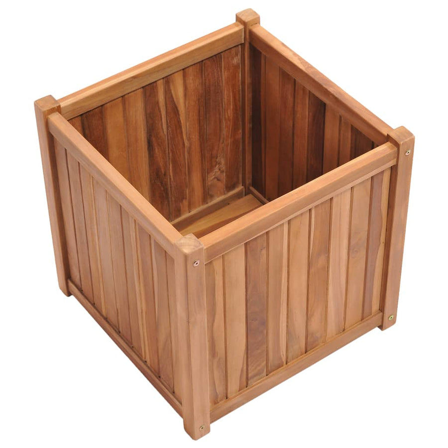 Plantenbak Verhoogd Massief Teakhout 50 x 50 x 50 cm