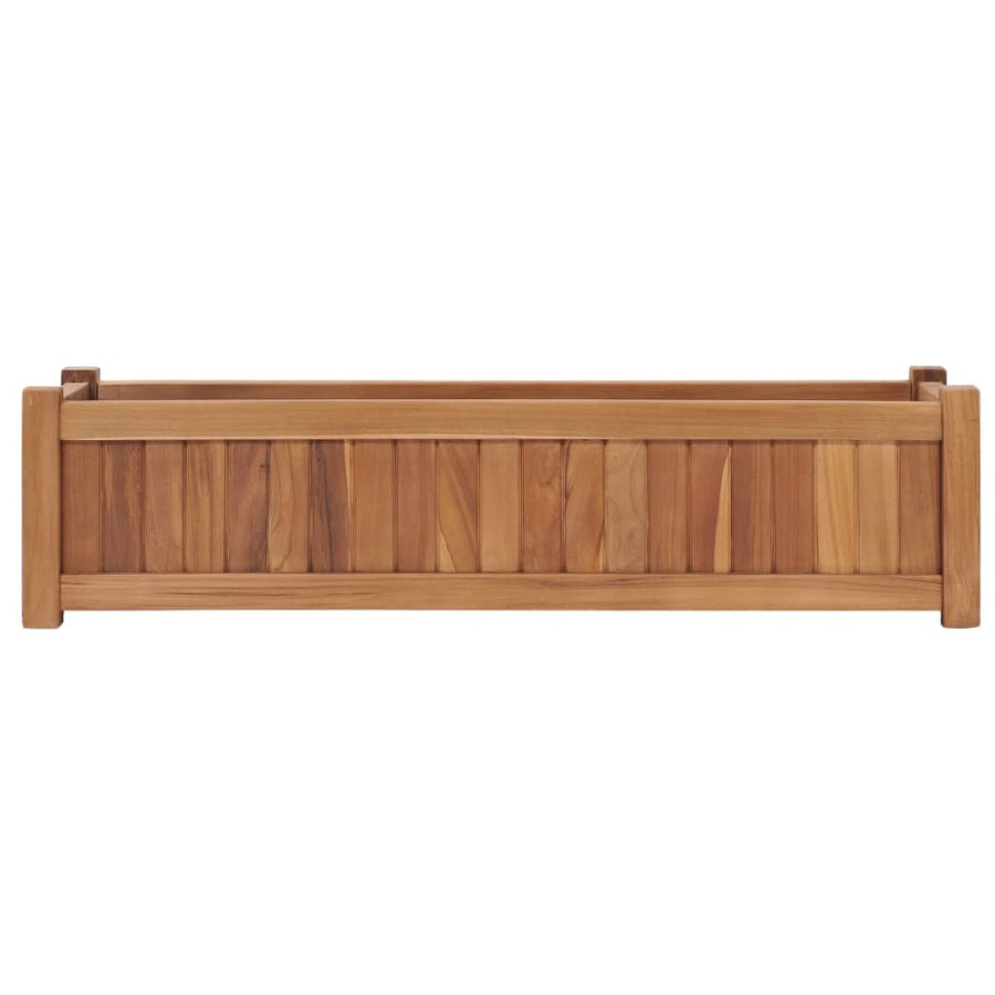Plantenbak Verhoogd Massief Teakhout 100 x 30 x 25 cm