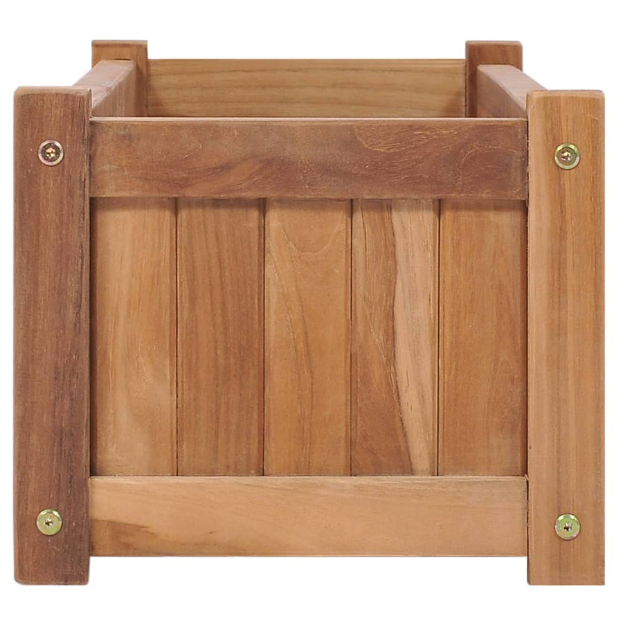 Plantenbak Verhoogd Massief Teakhout 100 x 30 x 25 cm