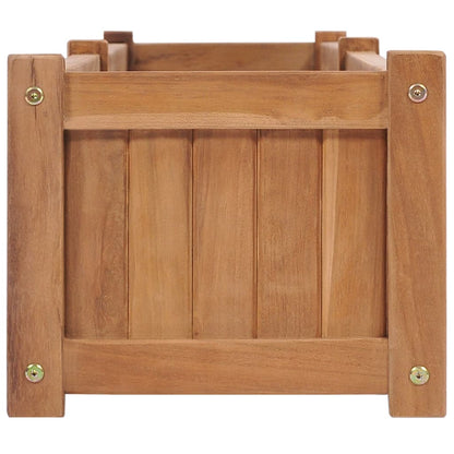 Plantenbak Verhoogd Massief Teakhout 200 x 30 x 25 cm