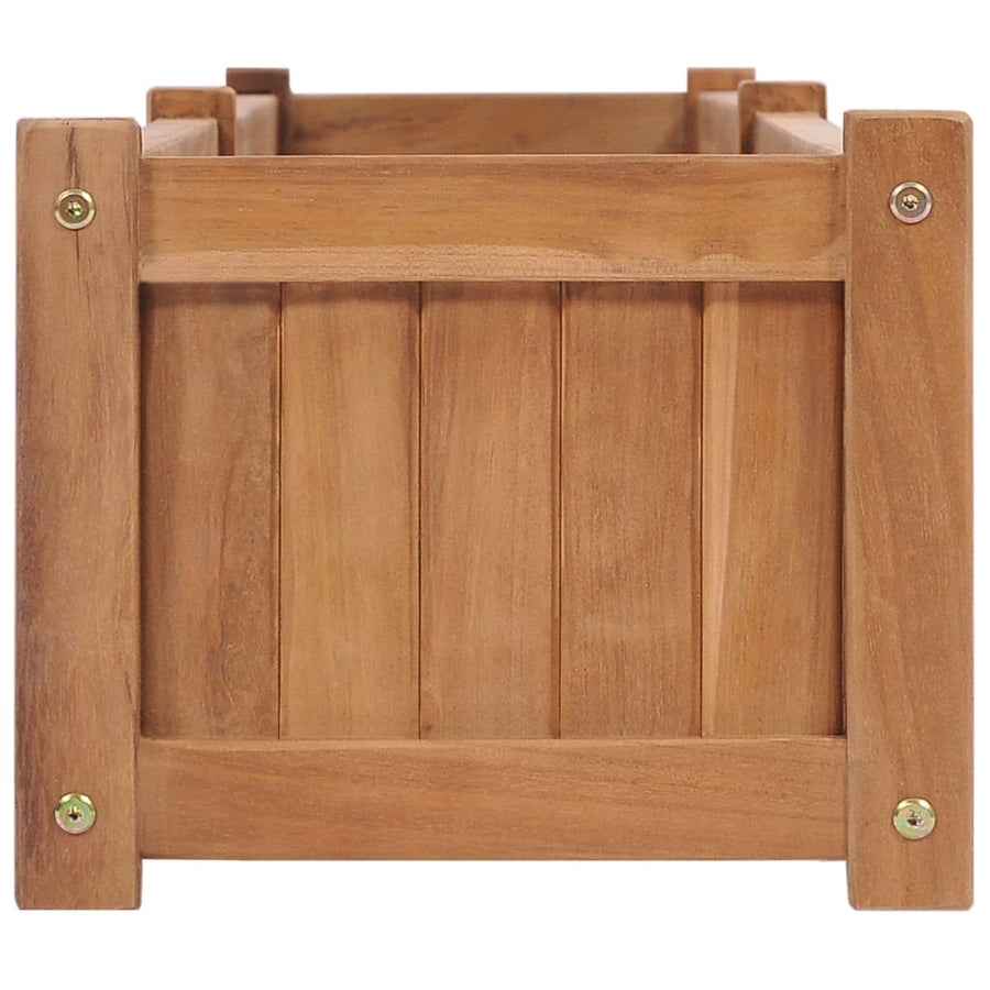 Plantenbak Verhoogd Massief Teakhout 200 x 30 x 25 cm