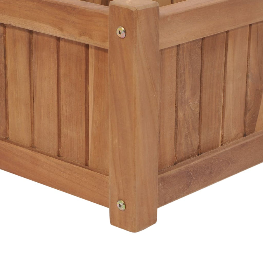 Plantenbak Verhoogd Massief Teakhout 200 x 30 x 25 cm