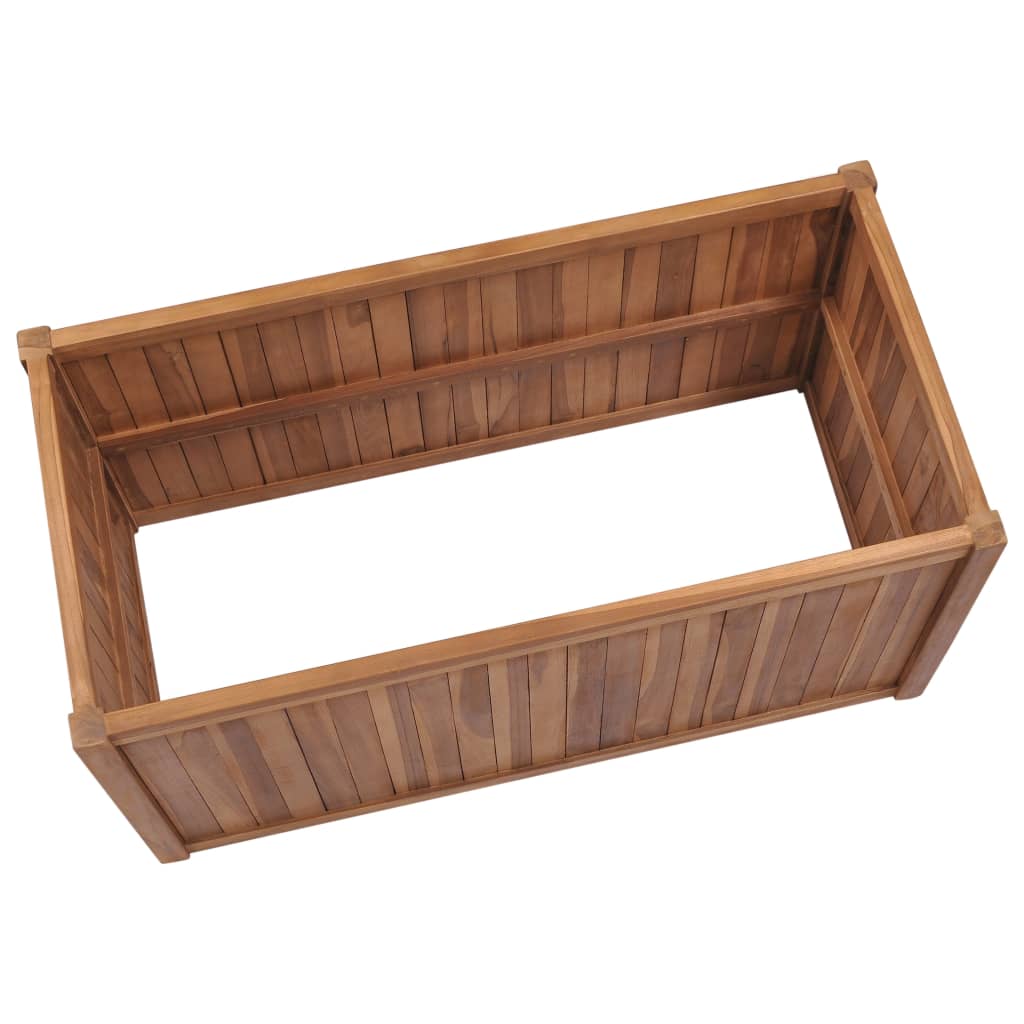 Plantenbak Verhoogd Massief Teakhout 100 x 50 x 70 cm
