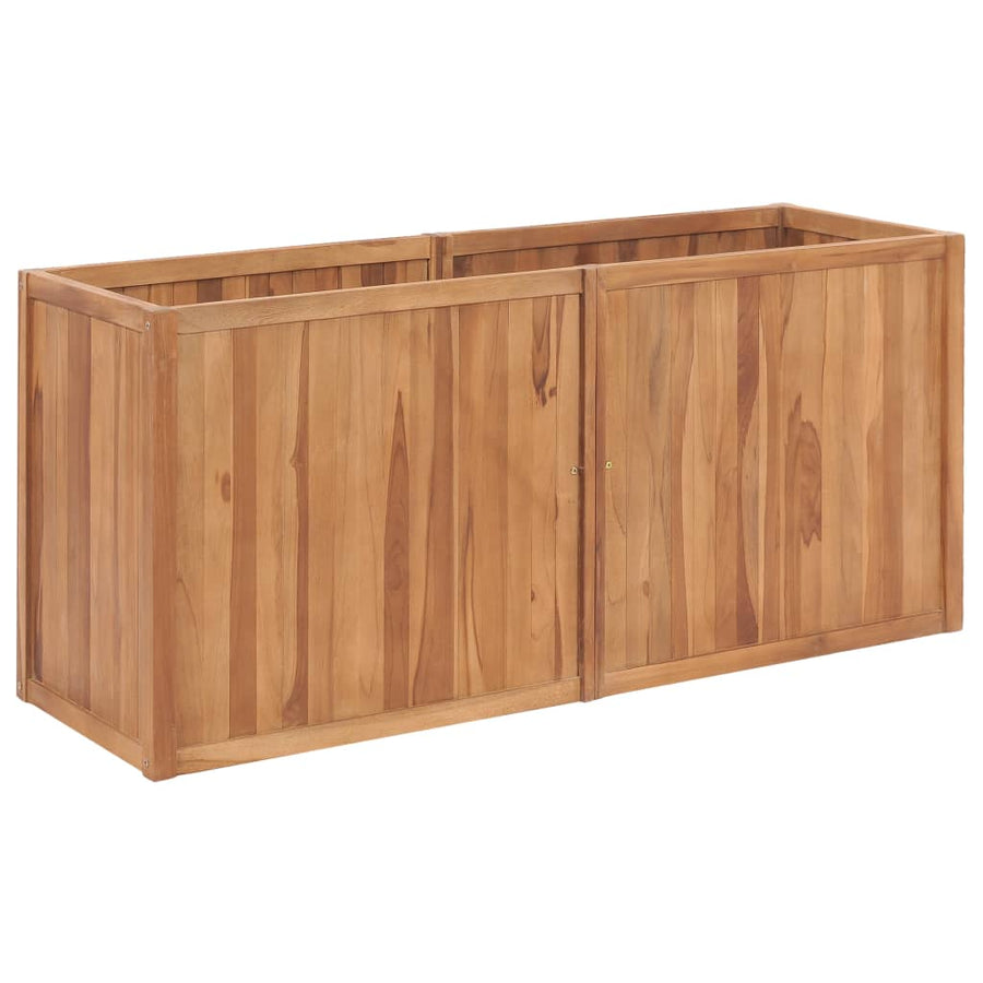 Plantenbak Verhoogd Massief Teakhout 150 x 50 x 70 cm