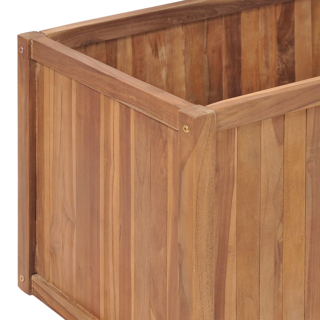 Plantenbak Verhoogd Massief Teakhout 200 x 50 x 50 cm