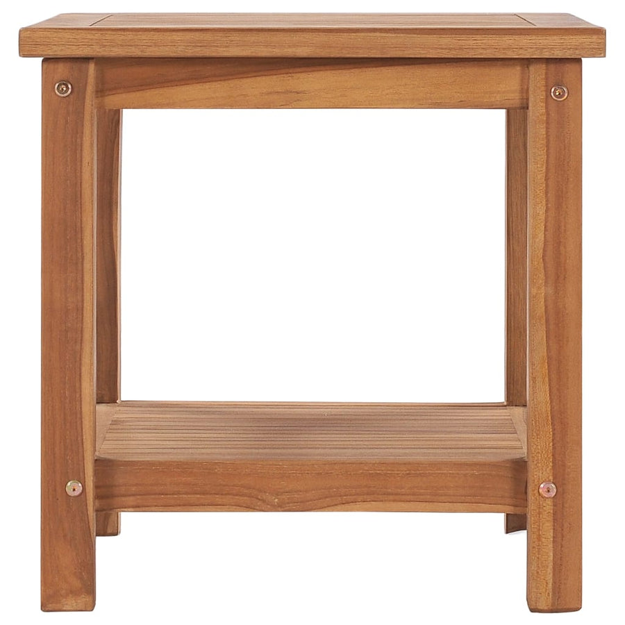 Salontafel 45x45x45 cm massief teakhout