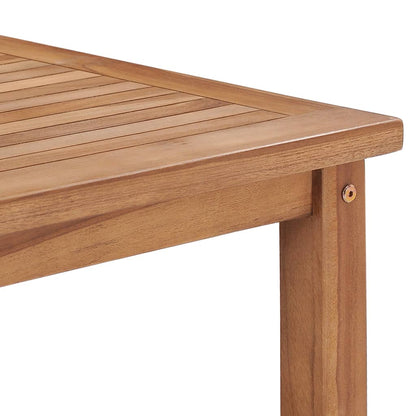 Salontafel 45x45x45 cm massief teakhout