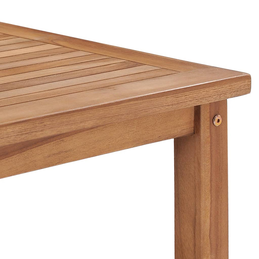 Salontafel 45x45x45 cm massief teakhout