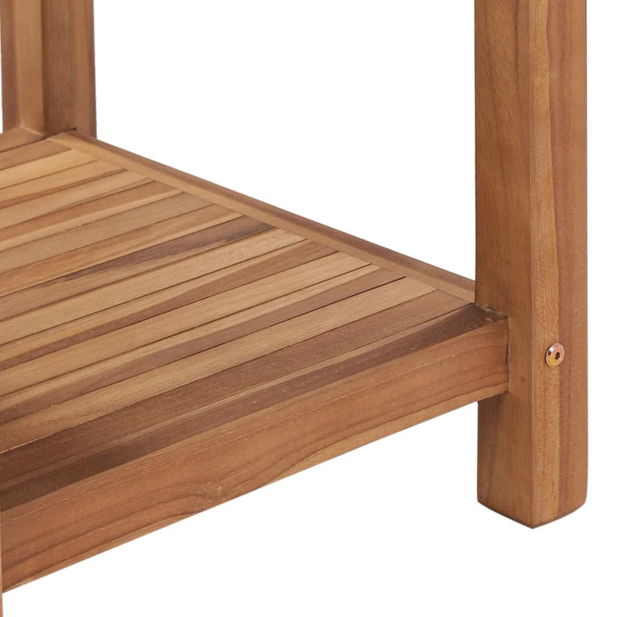 Salontafel 45x45x45 cm massief teakhout