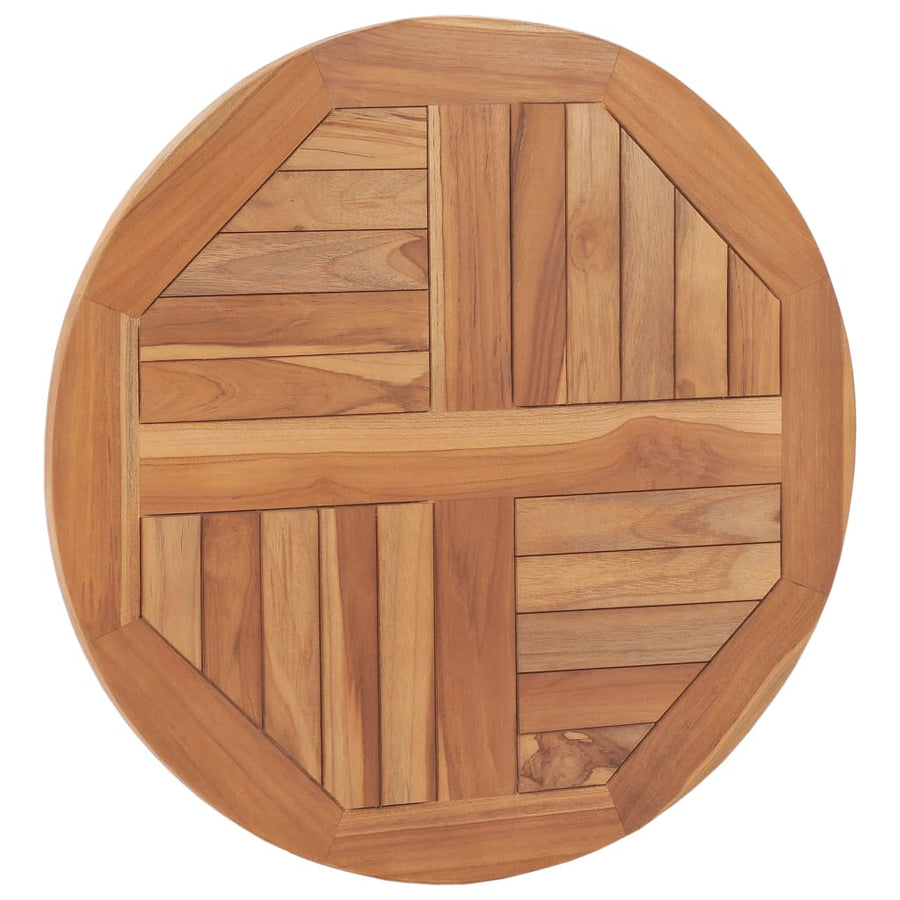 Tafelblad Rond 2,5 Cm 60 Cm Massief Teakhout Ø 60 x 2.5 cm
