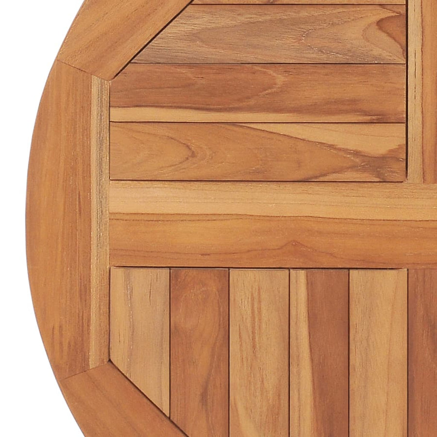 Tafelblad Rond 2,5 Cm 60 Cm Massief Teakhout Ø 60 x 2.5 cm