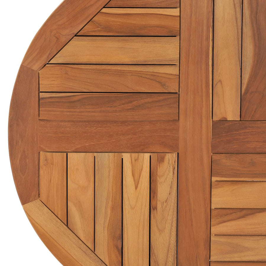 Tafelblad Rond 2,5 Cm 70 Cm Massief Teakhout Ø 70 x 2.5 cm