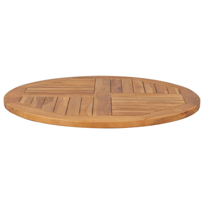 Tafelblad Rond 2,5 Cm 80 Cm Massief Teakhout Ø 80 x 2.5 cm