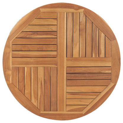 Tafelblad Rond 2,5 Cm 90 Cm Massief Teakhout Ø 90 x 2.5 cm