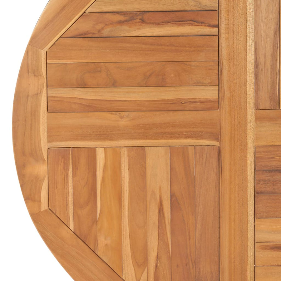 Tafelblad Rond 2,5 Cm 90 Cm Massief Teakhout Ø 90 x 2.5 cm
