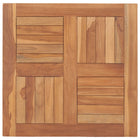 Tabletop 60x60x2.5 cm solid teak wood