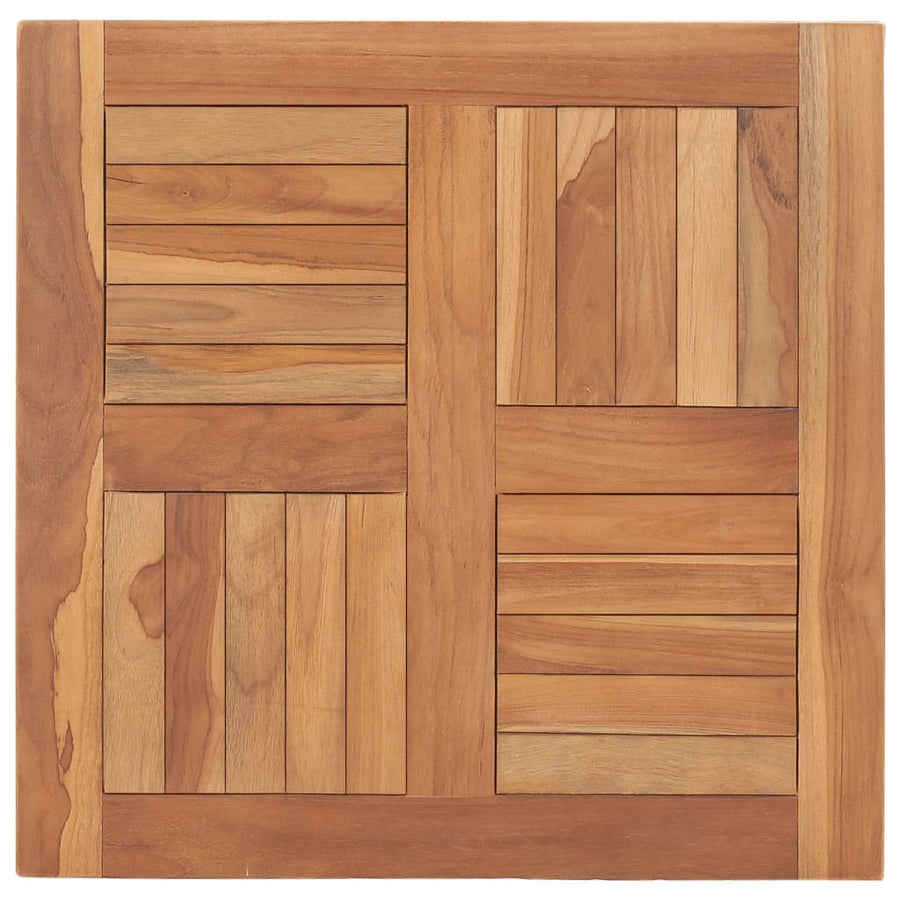 Tafelblad 60X60X2,5 Cm Massief Teakhout 60 x 60 x 2.5 cm