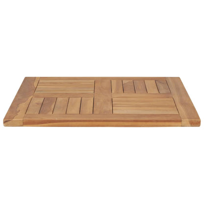 Tafelblad 60X60X2,5 Cm Massief Teakhout 60 x 60 x 2.5 cm