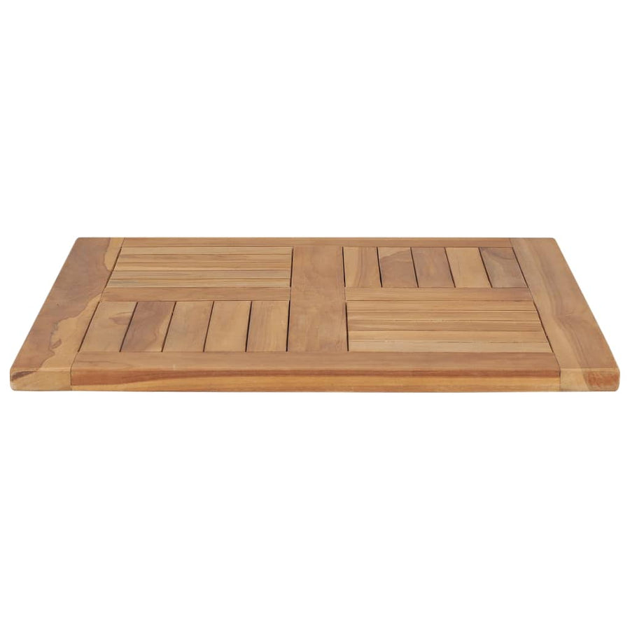 Tafelblad 60X60X2,5 Cm Massief Teakhout 60 x 60 x 2.5 cm