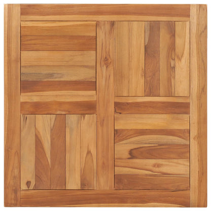 Tafelblad 70X70X2,5 Cm Massief Teakhout 70 x 70 x 2.5 cm