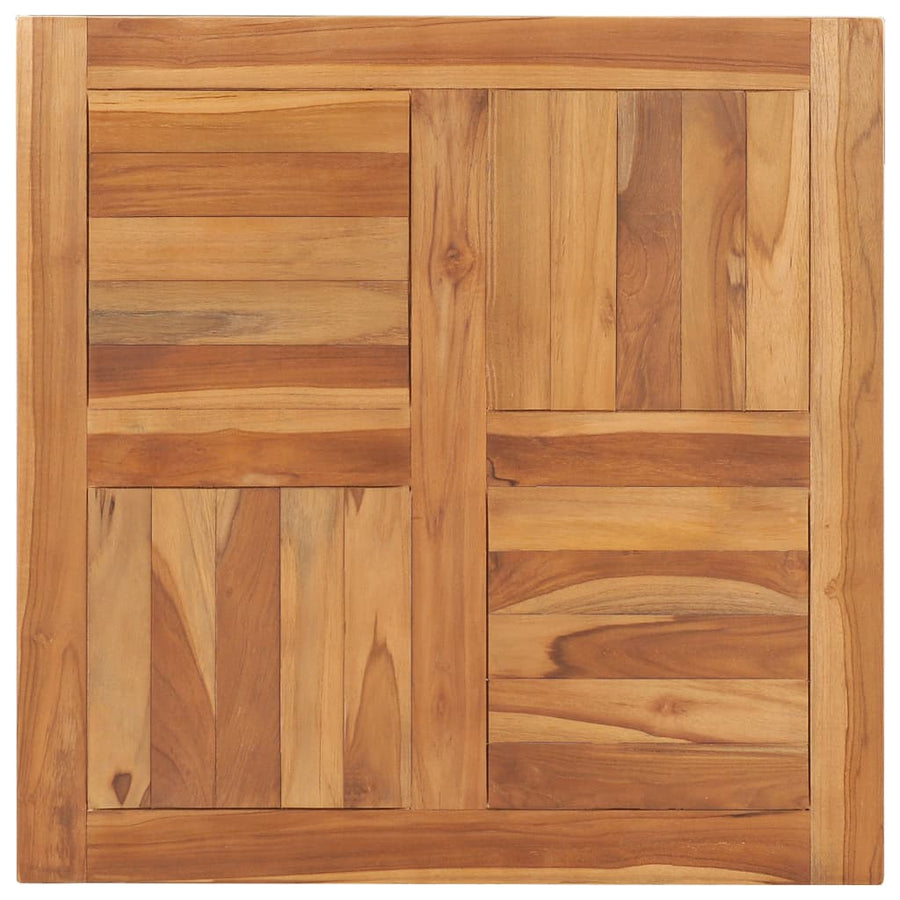 Tafelblad 70X70X2,5 Cm Massief Teakhout 70 x 70 x 2.5 cm