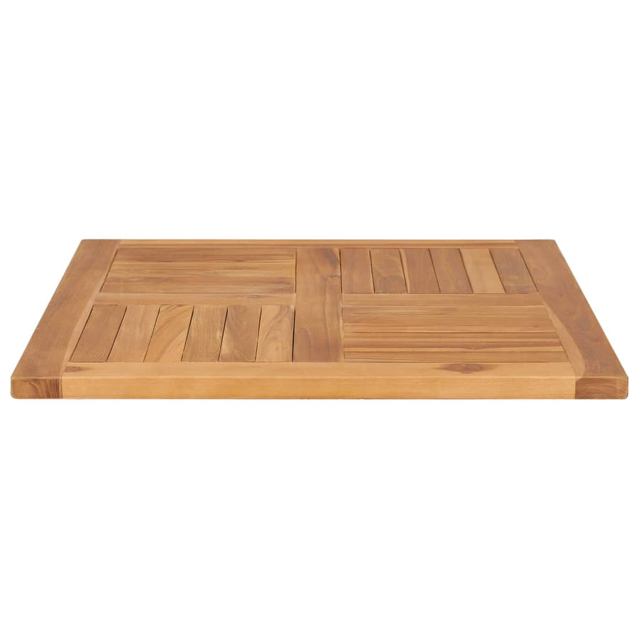 Tafelblad 70X70X2,5 Cm Massief Teakhout 70 x 70 x 2.5 cm