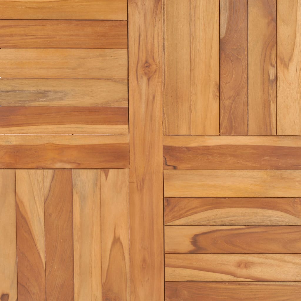 Tafelblad 70X70X2,5 Cm Massief Teakhout 70 x 70 x 2.5 cm