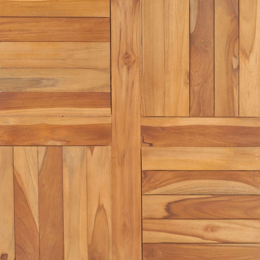 Tafelblad 70X70X2,5 Cm Massief Teakhout 70 x 70 x 2.5 cm