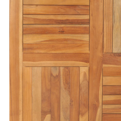Tafelblad 90X90X2,5 Cm Massief Teakhout 90 x 90 cm