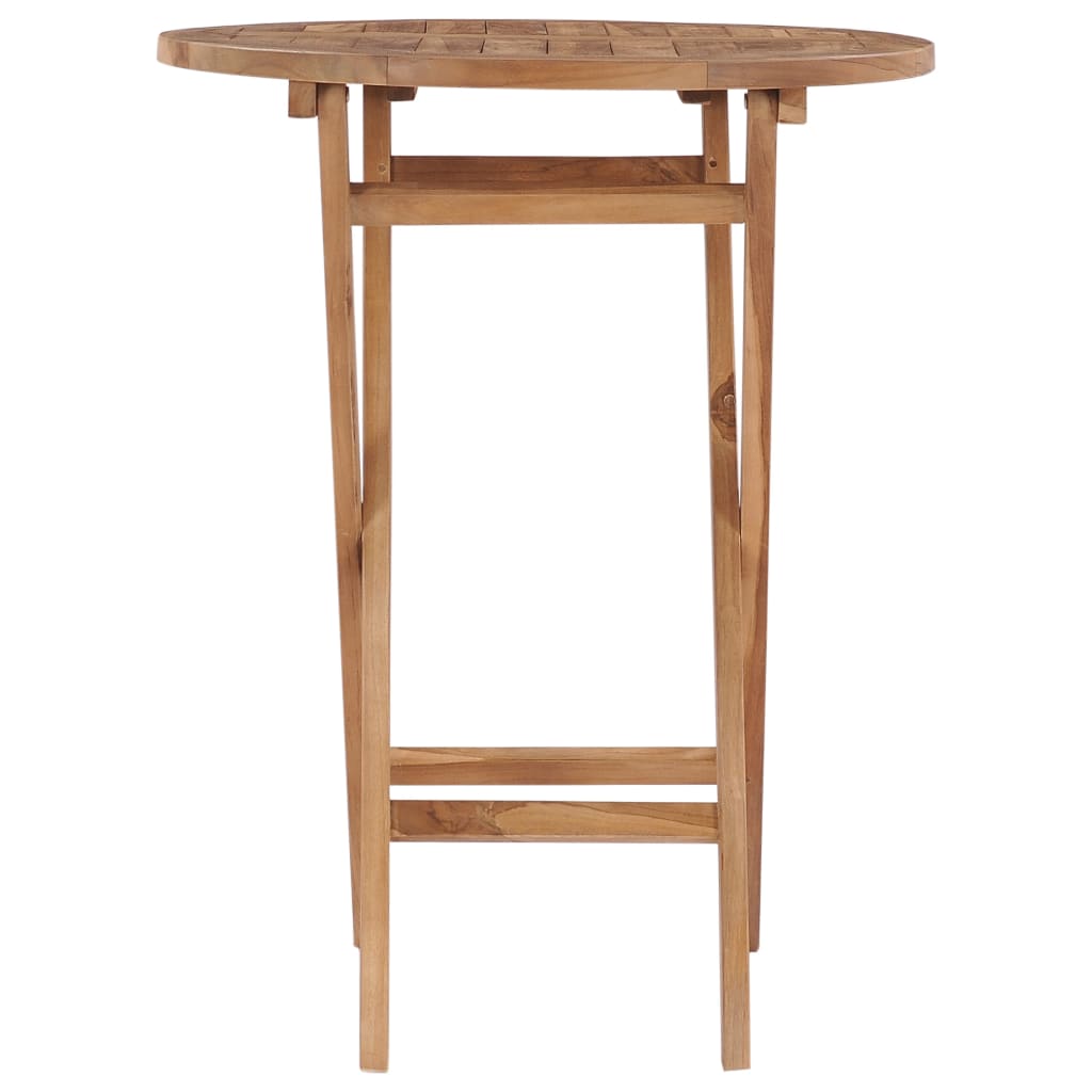 Tuintafel Inklapbaar 60 Cm Massief Teakhout