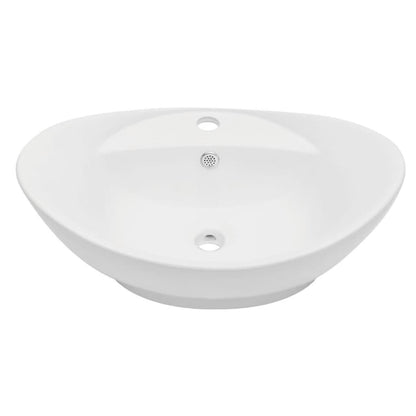 2-Delige Badkamermeubelset Keramiek Eikenkleurig 60 cm Bruin