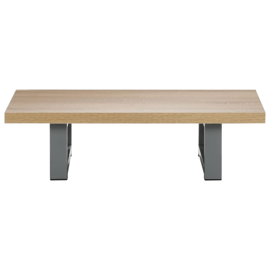 2-Delige Badkamermeubelset Keramiek Eikenkleurig 60 cm Bruin