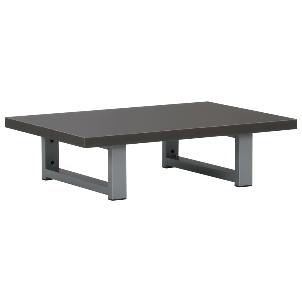 2-Delige Badkamermeubelset Keramiek Grijs 60 cm schap en 40 cm ovale wastafel
