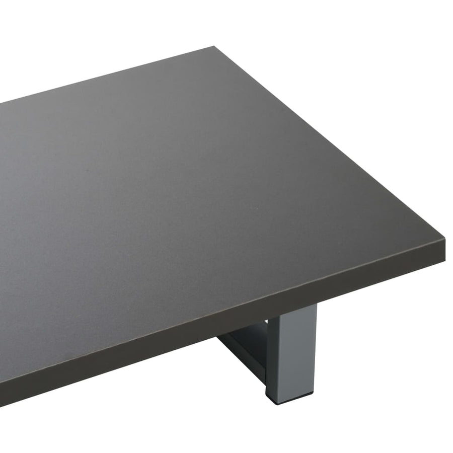 2-Delige Badkamermeubelset Keramiek Grijs 60 cm schap en 40 cm ovale wastafel