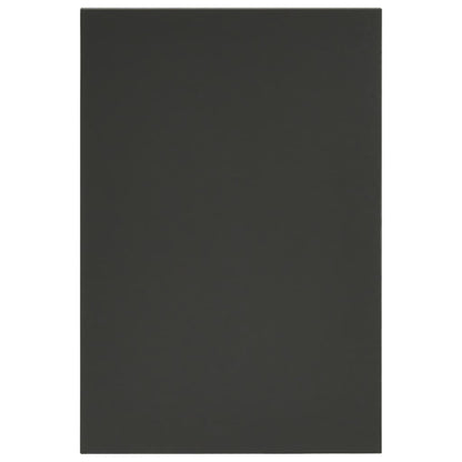 2-Delige Badkamermeubelset Keramiek Grijs 60 cm schap en 40 cm ronde wastafel