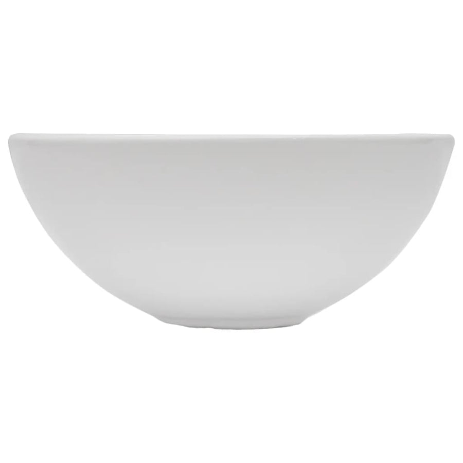 2-Delige Badkamermeubelset Keramiek Grijs 60 cm schap en 40 cm ronde wastafel