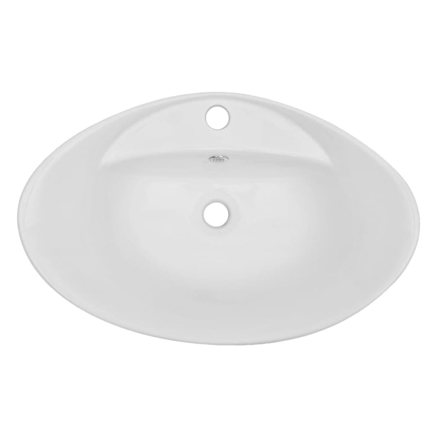 2-Delige Badkamermeubelset Keramiek Zwart 60 cm