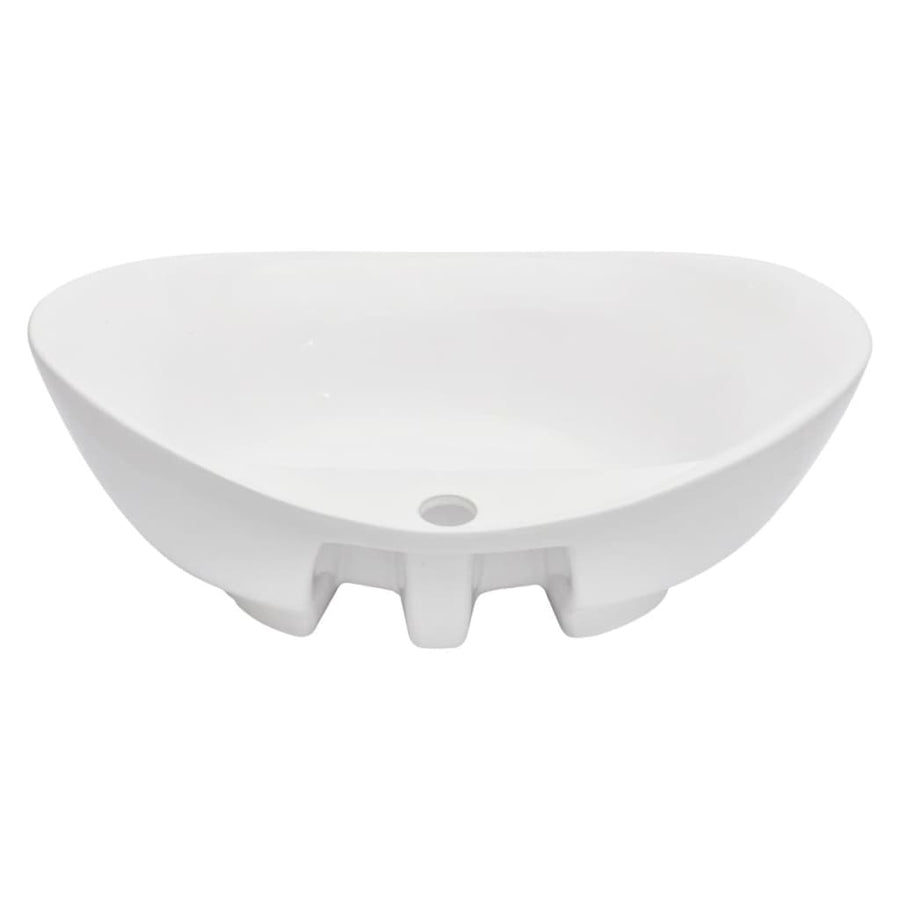 2-Delige Badkamermeubelset Keramiek Zwart 60 cm