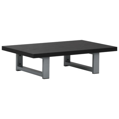 2-Delige Badkamermeubelset Keramiek Zwart 60 cm