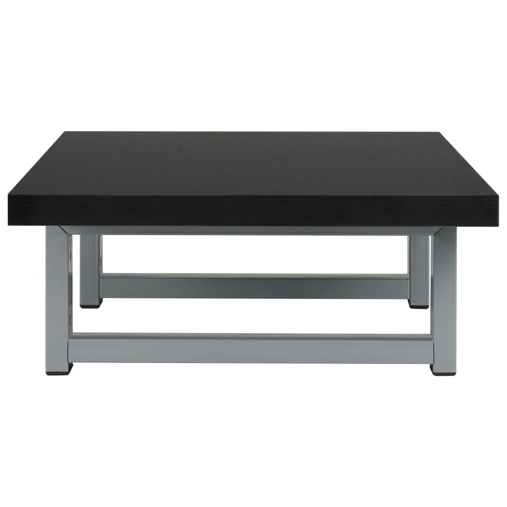 2-Delige Badkamermeubelset Keramiek Zwart 60 cm