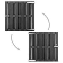 Poort 100x100 cm HKC grijs 100 x 100 cm