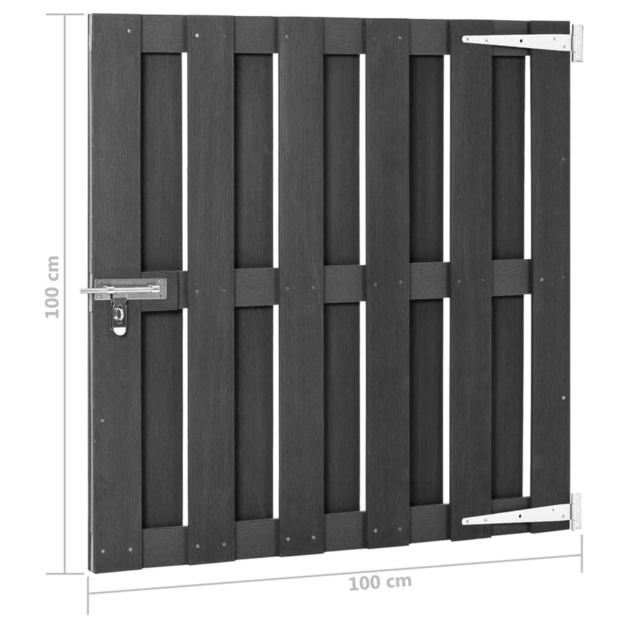 Poort 100x100 cm HKC grijs 100 x 100 cm