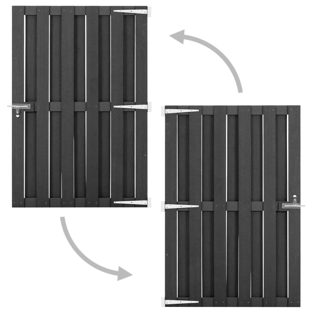 Poort 100x150 cm HKC grijs 100 x 150 cm