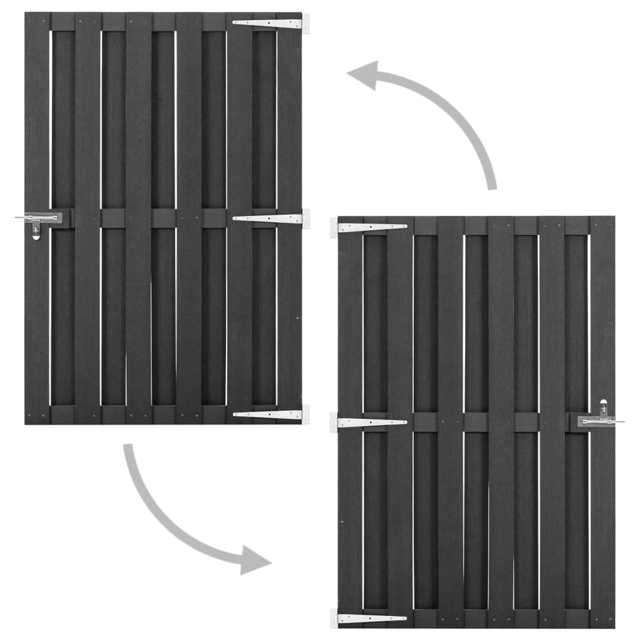 Poort 100x150 cm HKC grijs 100 x 150 cm